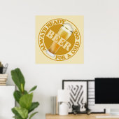 BIER-Plakat Poster (Heimbüro)