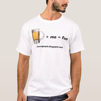 Bier plus mich Gleichgestelltspaß T-Shirt