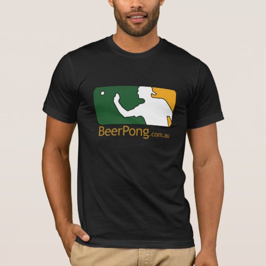 Bier Pong Australien Shirt (Vorderseite)