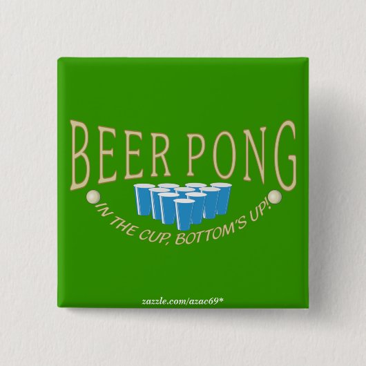 Bier Pong Button (Vorderseite)