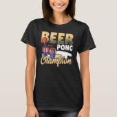 BIER PONG CHAMPION T-Shirt (Vorderseite)