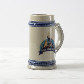 Bier Pong Held Stein Bierglas (VorderseiteRechts)