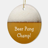 Bier Pong Keramikornament (Links)