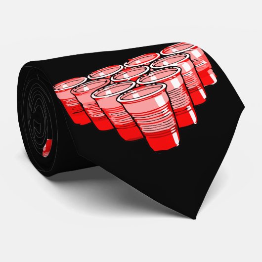 Bier pong krawatte (Gerollt)