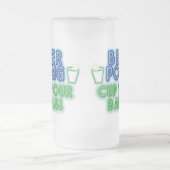 Bier Pong Mattglas Bierglas (Mittel)