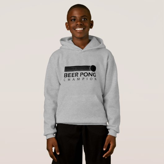 Bier Pong Meister Hoodie (Vorne ganz)