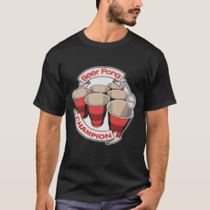 Bier Pong Meister kundengerecht T-Shirt