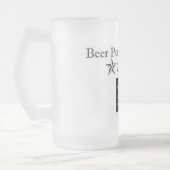 Bier pong Meister Mattglas Bierglas (Links)