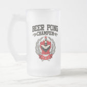 Bier Pong Meister Mattglas Bierglas (Links)