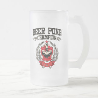 Bier Pong Meister Mattglas Bierglas