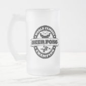 Bier Pong Meister Mattglas Bierglas (Links)