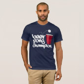 BIER Pong MEISTER T-Shirt (Vorne ganz)
