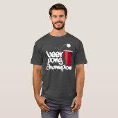 BIER Pong MEISTER T-Shirt (Vorne ganz)