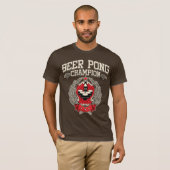 Bier Pong Meister T-Shirt (Vorne ganz)