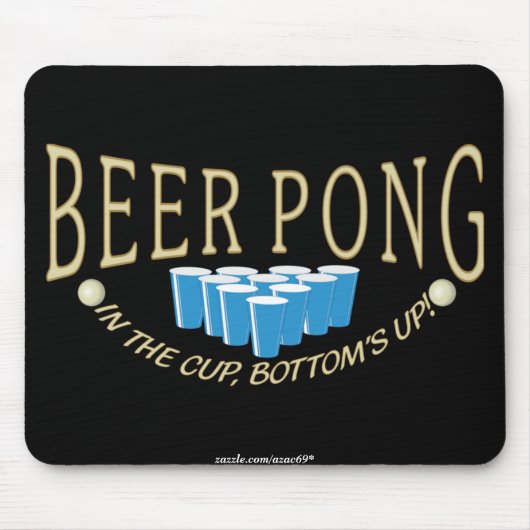 Bier Pong Mousepad (Vorne)