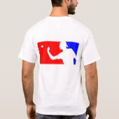 Bier Pong Shirt in Rot-, weißem u. (Rückseite)