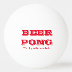 Bier Pong Spiel mit sauberen Bällen 2 Tischtennisball