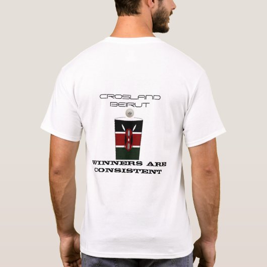 Bier Pong T - Shirt (Rückseite)