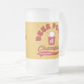 Bier Pong Trophäe Mattglas Bierglas (VorderseiteRechts)