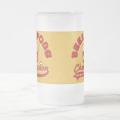 Bier Pong Trophäe Mattglas Bierglas (Mittel)