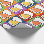 BIER Pop Art Packpapier (Ecke)