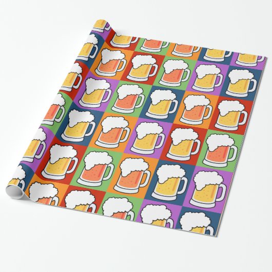 BIER Pop Art Packpapier (Ungerollt)