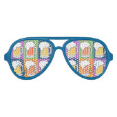 BIER Pop Art Party Partybrille (Vorderseite)