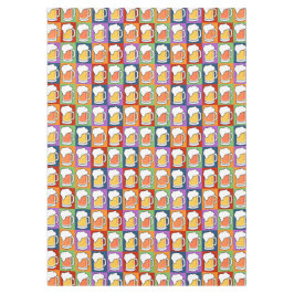 BIER Pop-Kunsttabellenstoffe Tischdecke