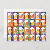 BIER Pop Postkarte (Vorne/Hinten)