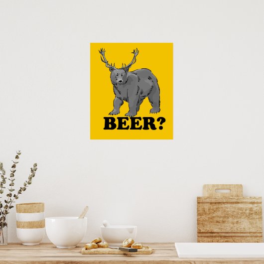Bier? Poster $ 24,95 (Küche)