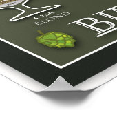 Bier-Poster Poster (Ecke)