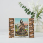 Bier! Postkarte (Stehend Vorderseite)