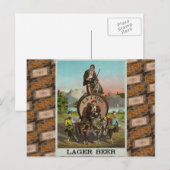 Bier! Postkarte (Vorne/Hinten)