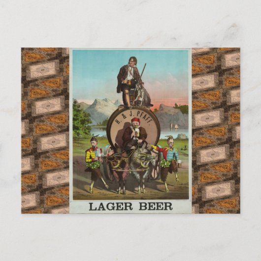 Bier! Postkarte (Vorderseite)