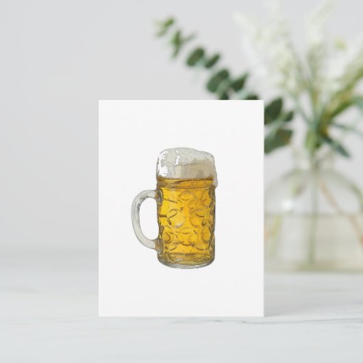 Bier Postkarte (Stehend Vorderseite)