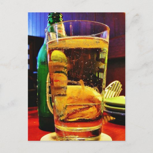 Bier Postkarte (Vorderseite)