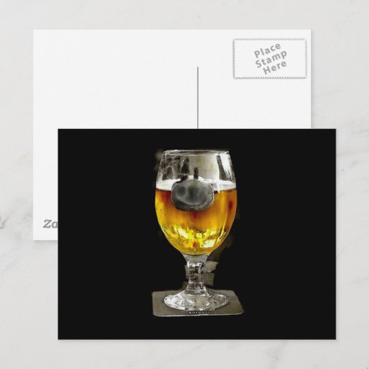 Bier Postkarte (Vorne/Hinten)
