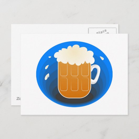 Bier Postkarte (Vorne/Hinten)