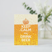 Bier Postkarte (Stehend Vorderseite)