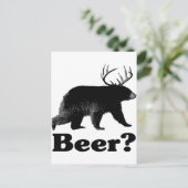 Bier? Postkarte (Stehend Vorderseite)