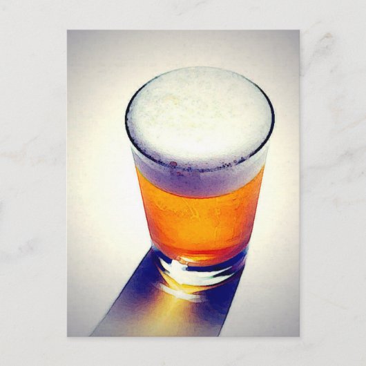 Bier Postkarte (Vorderseite)