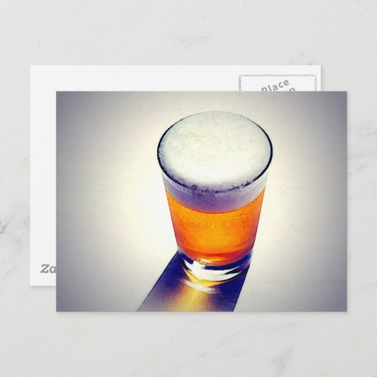 Bier Postkarte (Vorne/Hinten)
