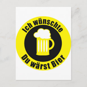 Bier Postkarte