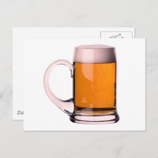 Bier Postkarte (Vorne/Hinten)