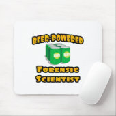 Bier-Powered Forensic Scientist Mousepad (Mit Mouse)
