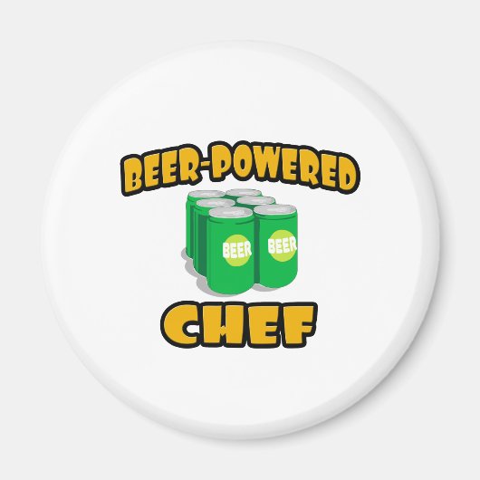 Bier-Powered-Koch Magnet (Vorne)