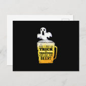 Bier probieren oder trinken postkarte (Vorne/Hinten)