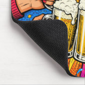 Bier Prost Pop-Art Mousepad (Ecke)