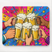 Bier Prost Pop-Art Mousepad (Vorne)