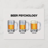 Bier-Psychologie Postkarte (Vorderseite)